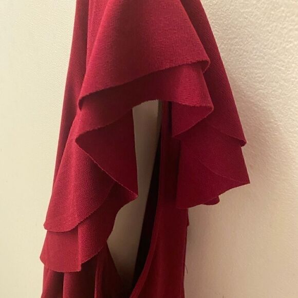 Love Scarlett red ruffles blouse size extra large - Picture 7 of 9